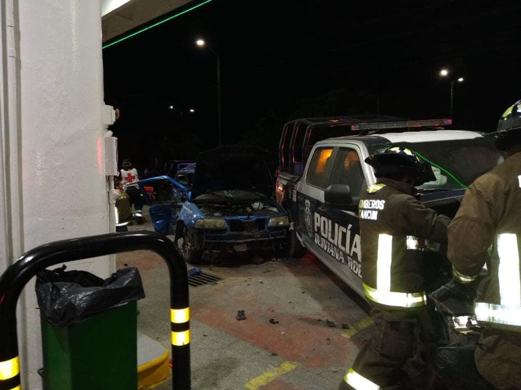 Muere ciudadana tras choque contra patrulla policiaca en Cancún