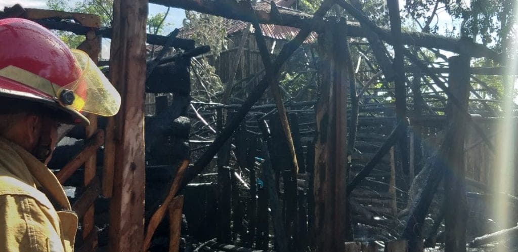 Arden cinco palapas de zona de invasión en Tulum