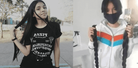 Joven de 16 años vende su cabello para comprarle oxígeno a su abuelo