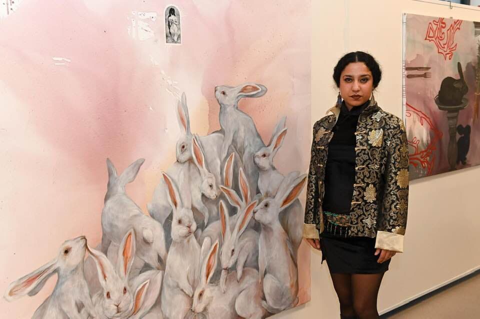 Pintora playense Daniela Jáuregui invita a la exposición virtual "Hope" de Kúpula Art México