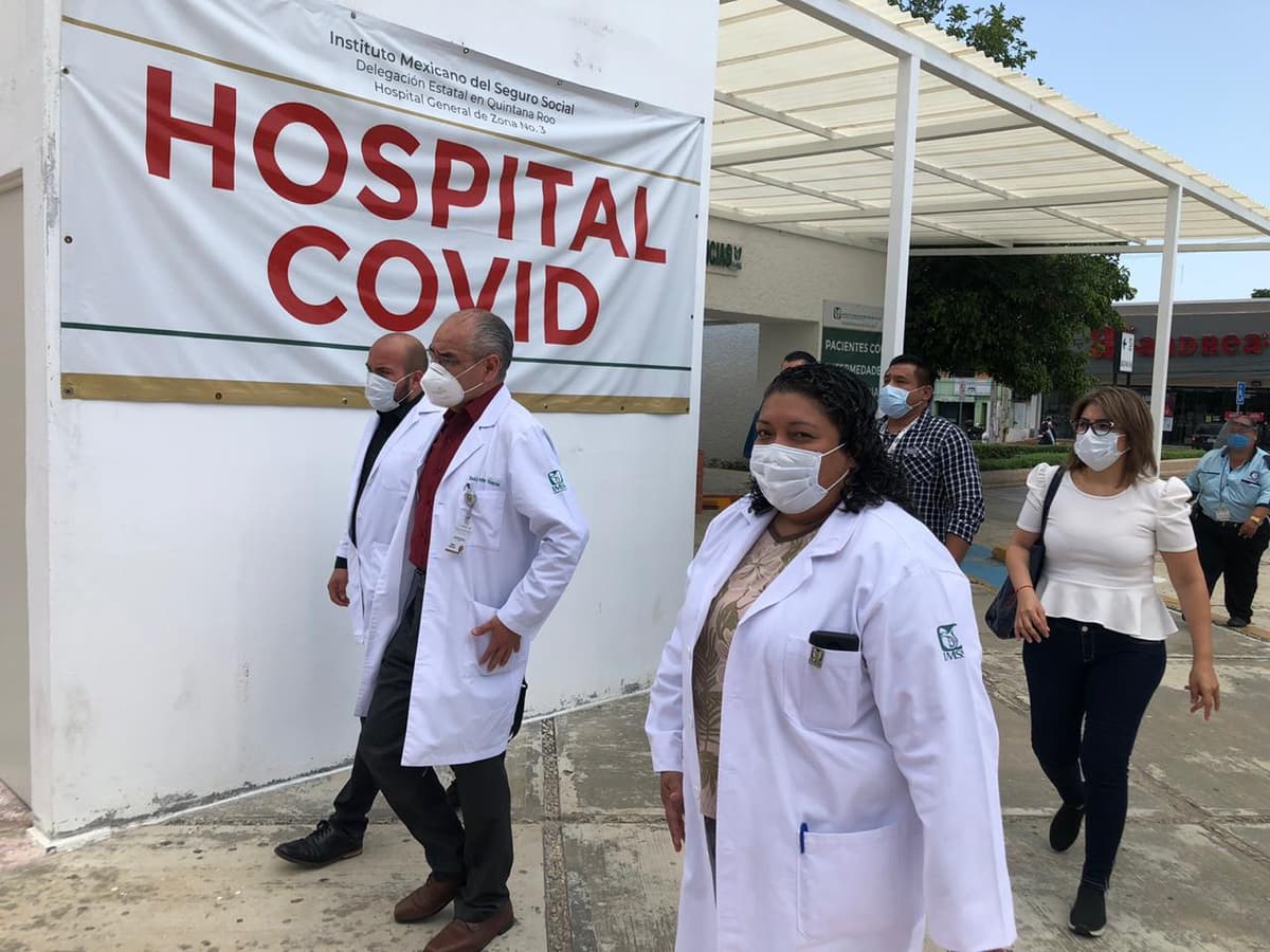 Quintana Roo con más de  2 mil 300 defunciones y 19 mil 300 casos positivos al COVID-19
