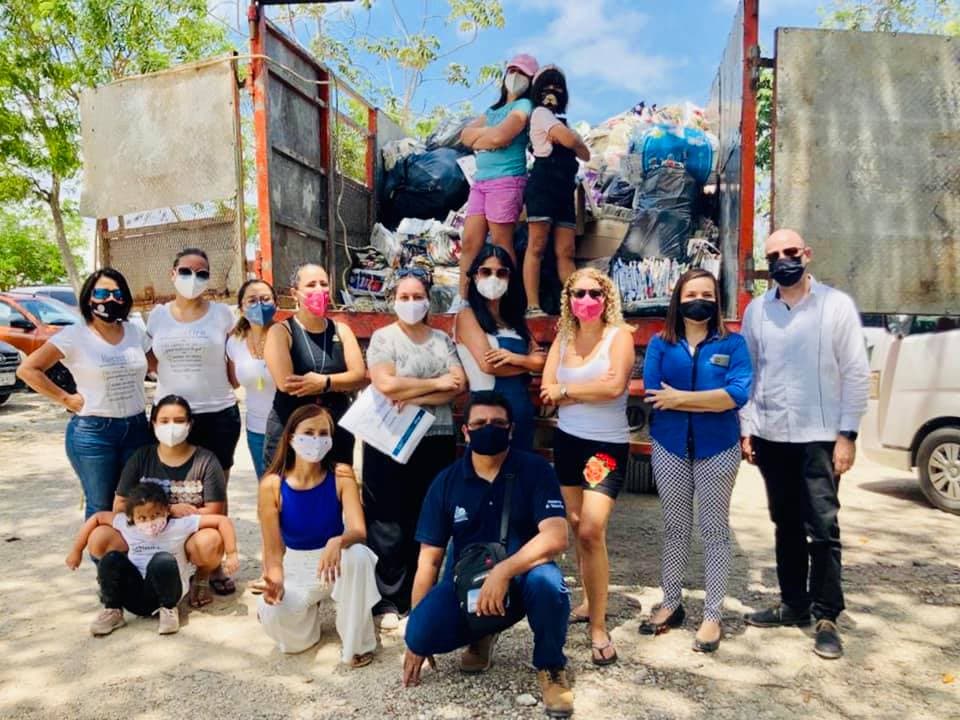 Reto Tetrapak cumplido: exitosa colecta de AMEXME Capítulo Riviera Maya