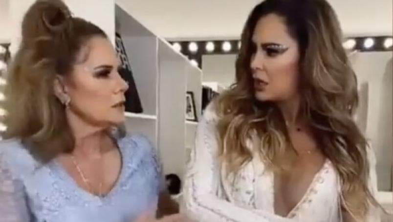 "Traes faja, ¿verdad ridícula?” Erika Buenfil se burla de Ninel Conde