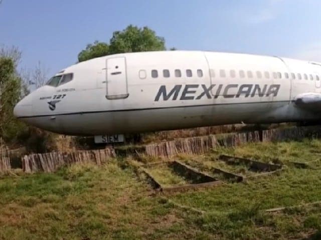 VIDEO: Descubren en Guanajuato un avión abandonado de Mexicana de Aviación