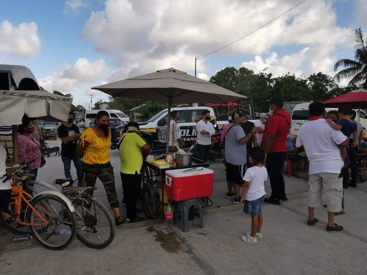 Policías hacen acto de presencia en la Zona Continental