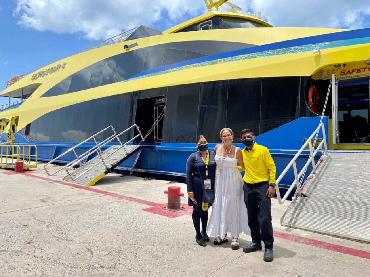 ¡Nada de aglomeraciones para ex Aventurera! Ferry de Ultramar solito para Niurka Marcos