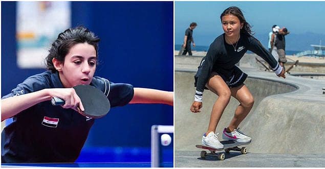 Dos niñas, de 12 y 13 años, son las atletas más jóvenes que participarán en los Juegos Olímpicos