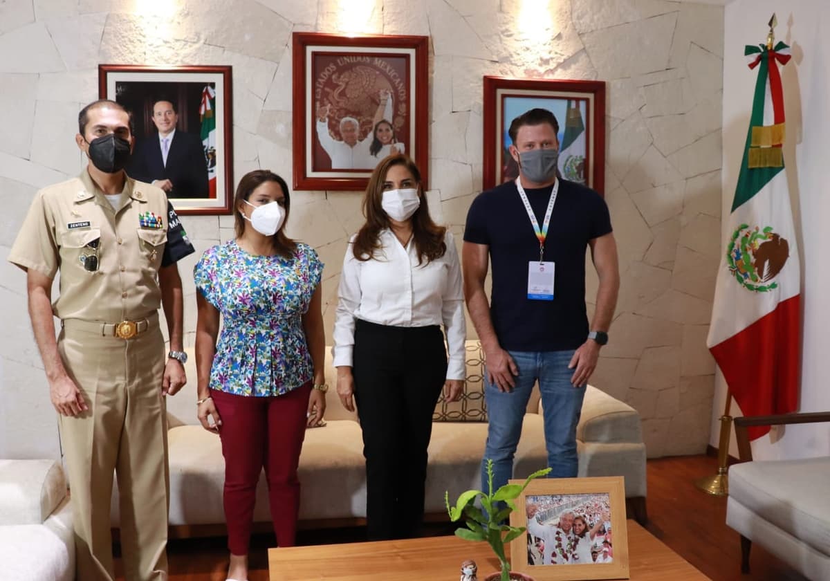 Redoblan coordinación para atención de sargazo en Cancún