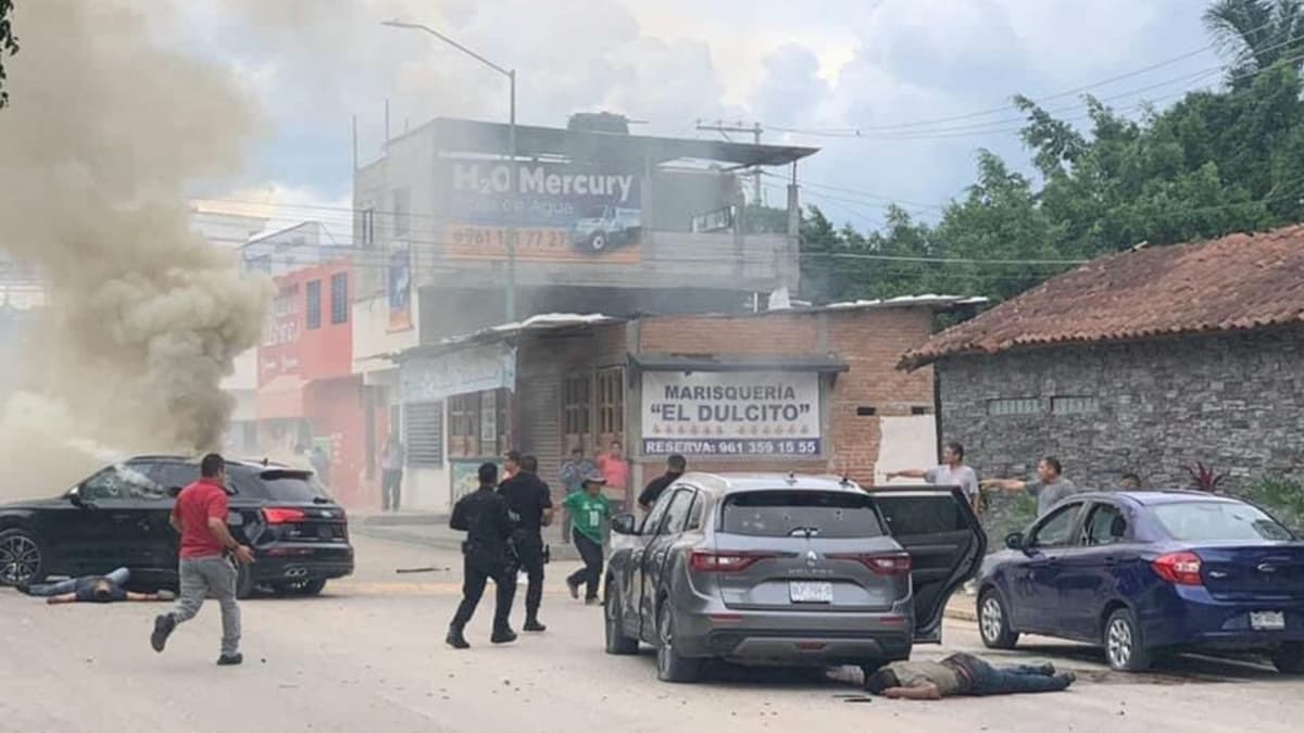 Reportan balacera en Tuxtla Gutiérrez; al menos hay 6 muertos