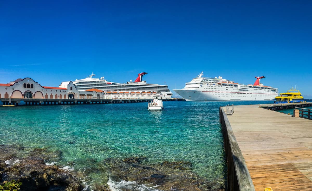 Dos lujosos cruceros programados este 8 de julio para Cozumel