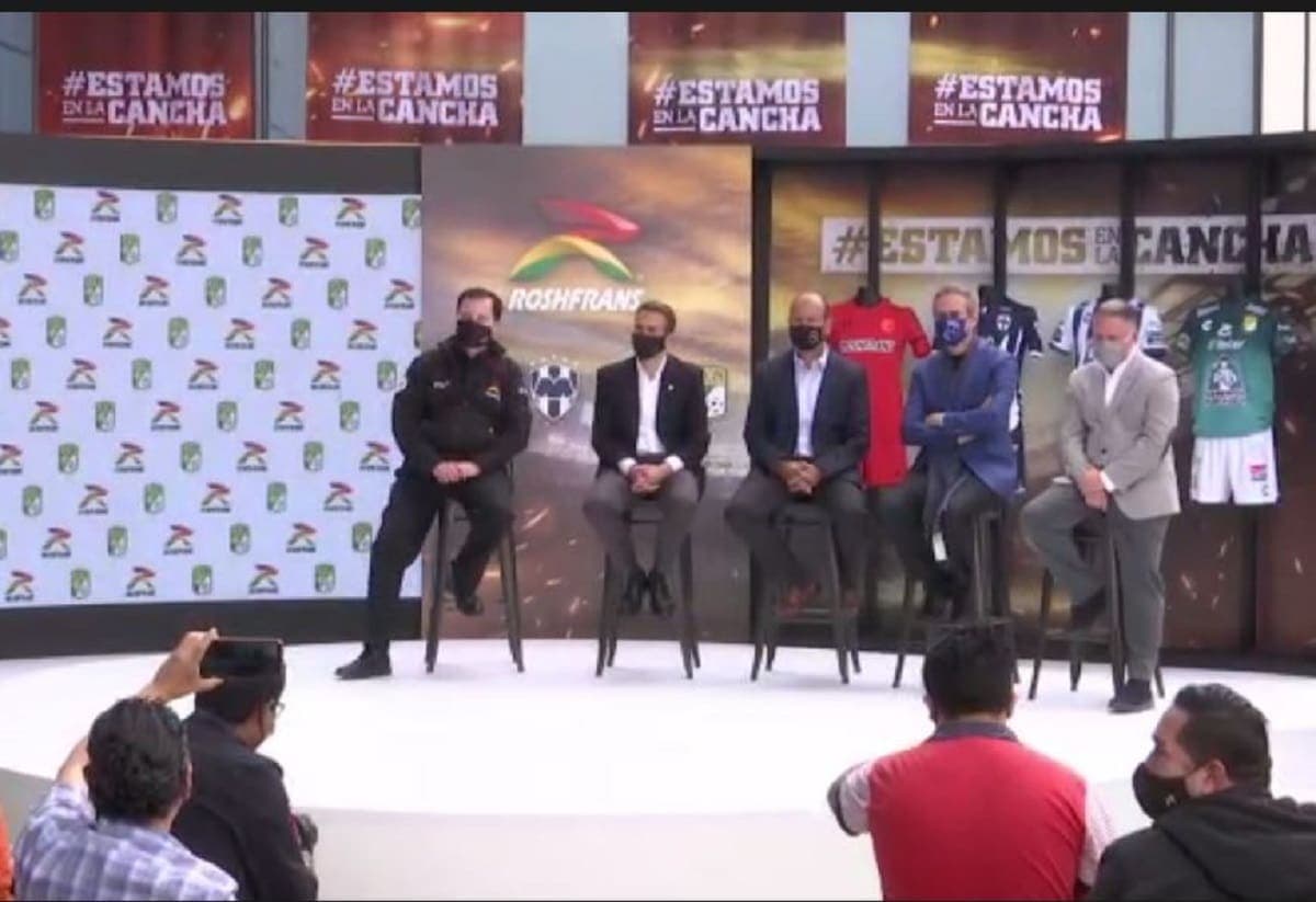 En grande vuelve Roshfrans a patrocinar al fútbol nacional con Diablos, Rayados, Pachuca y León