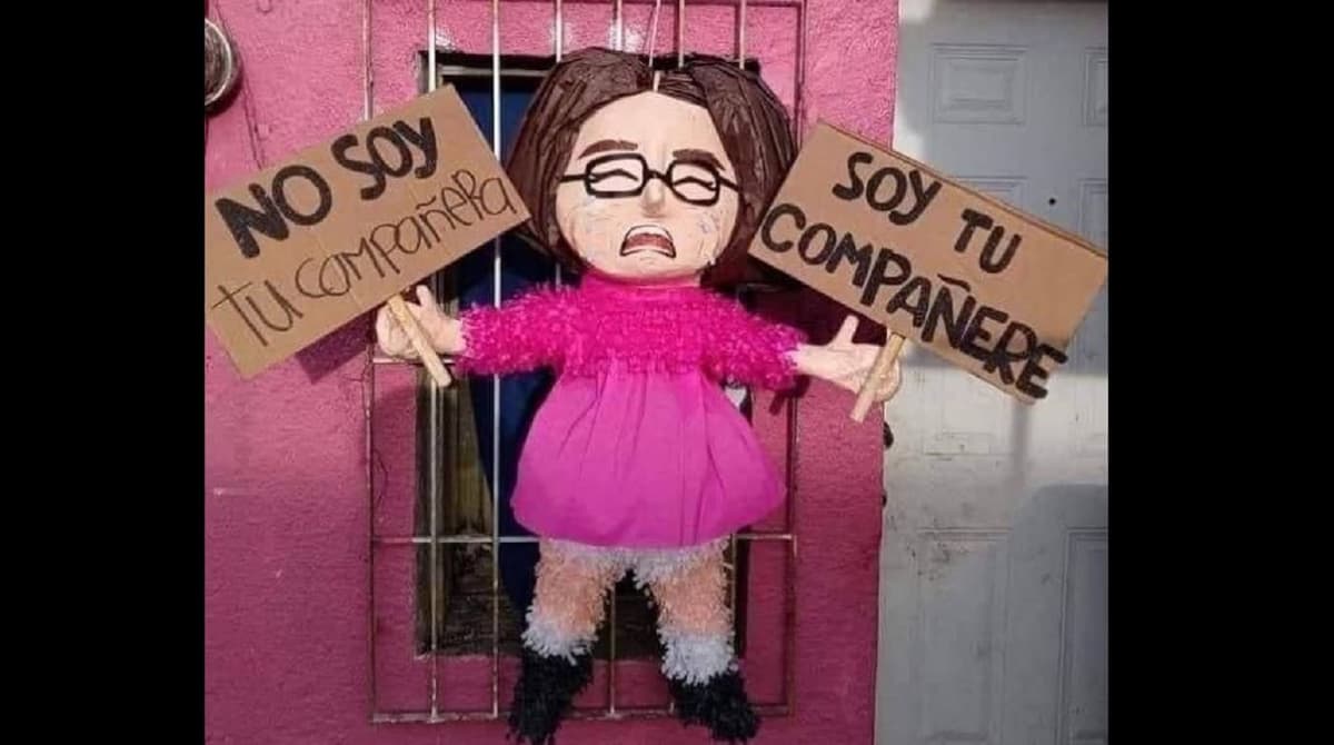 "No soy tu piñata, soy tu piñate": Piñatería Ramírez crea piñata de la "compañere"