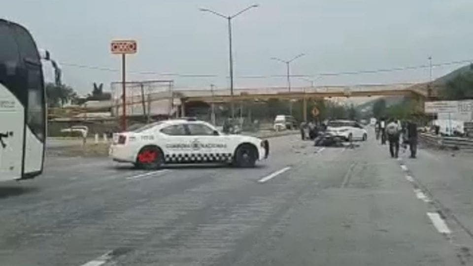 VIDEO: Choque en Carretera Nacional deja dos lesionados