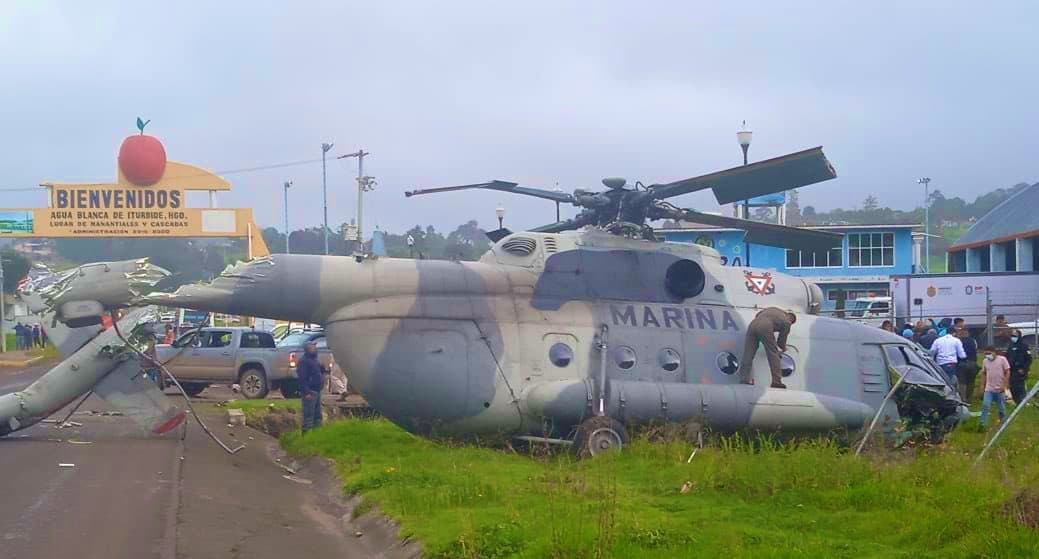 Se desploma helicóptero en el que viajaba el secretario de Gobierno de Veracruz