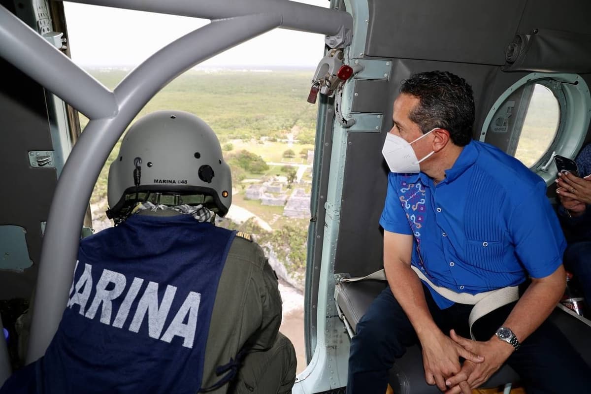 SEMAR y autoridades estatales recorren zonas de mayor afectación por 'Grace'