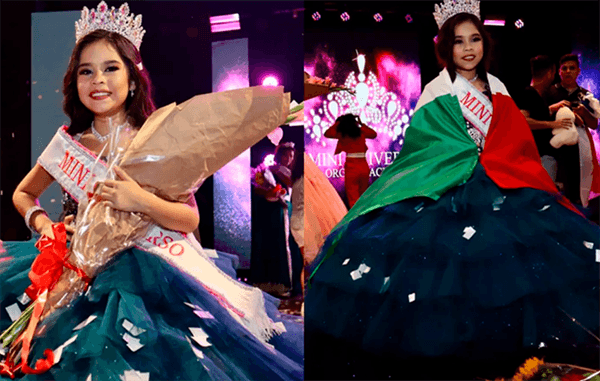 Pequeña de Yucatán es coronada Mini Universo 2021