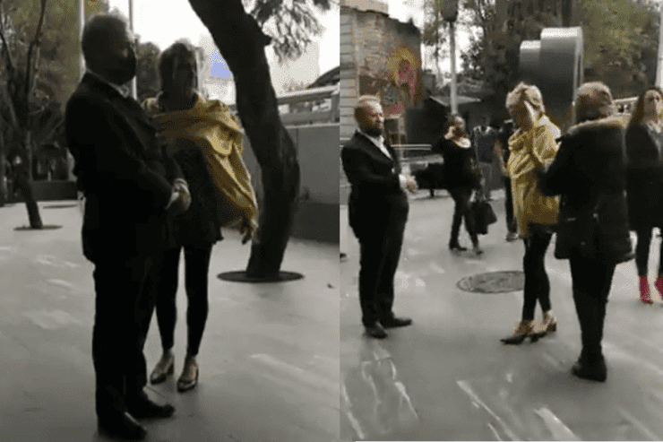 Corren de una protesta a Gilberto Lozano, líder de FRENA