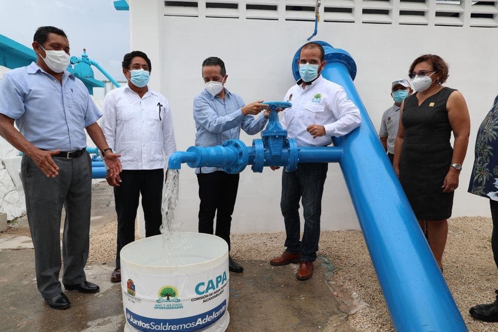 En Quintana Roo la gente vive mejor con servicio de agua potable de calidad