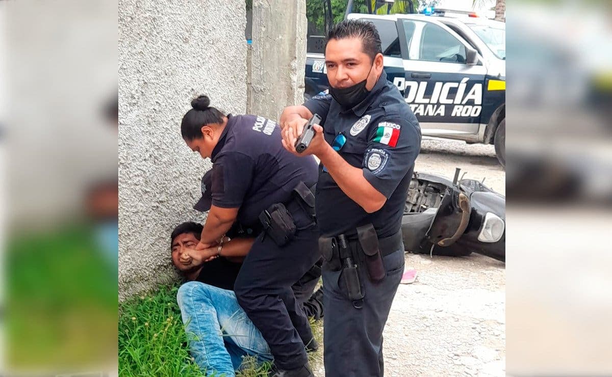 VIDEO: Policía dispara y lesiona a civil en Cozumel