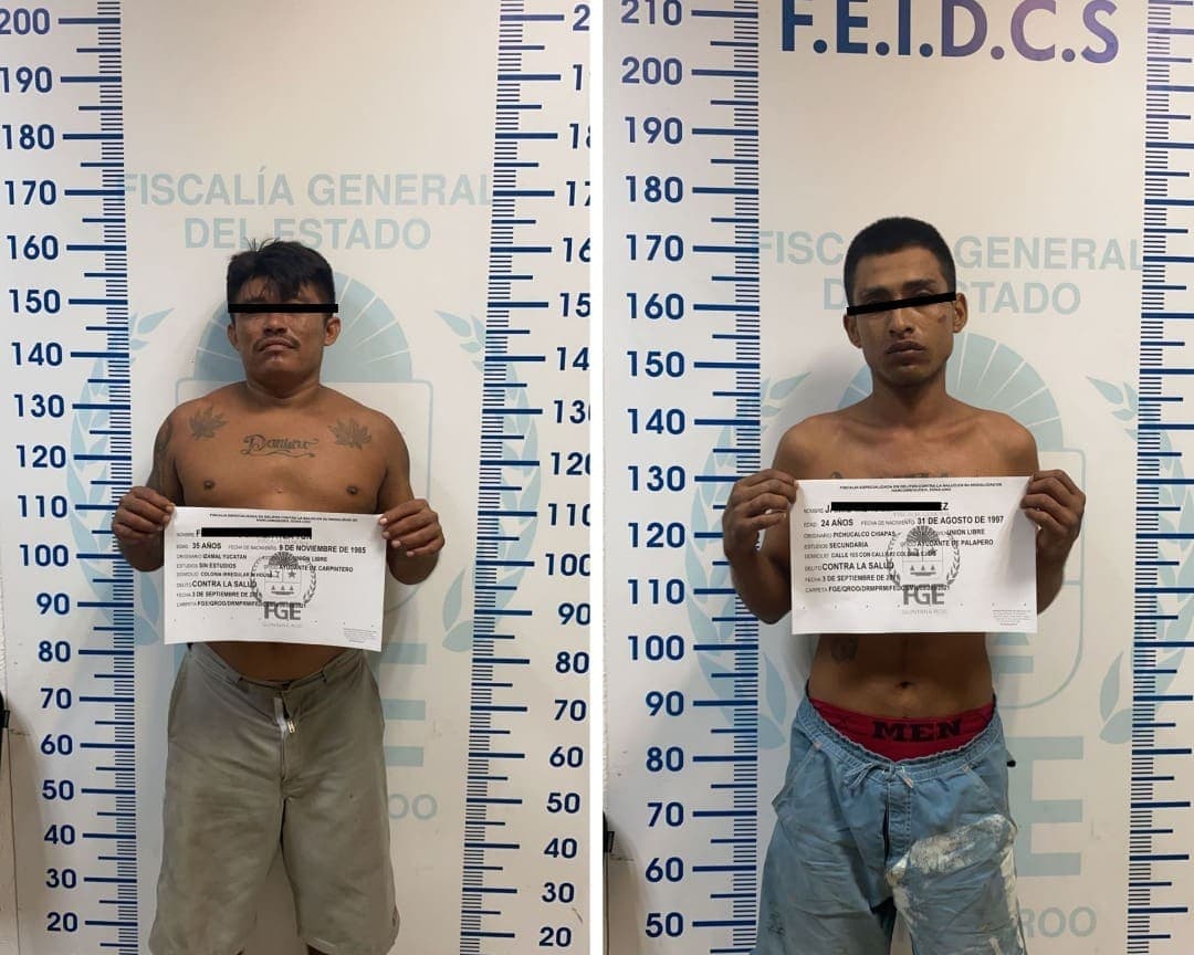 Caen narkikiris 'ecologistas' en Playa del Carmen: traían mota en bolsas de 'Yo cuido al medio ambiente'