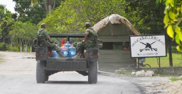 Terrible enfrentamiento entre sicarios y militares en el sur de Quintana Roo