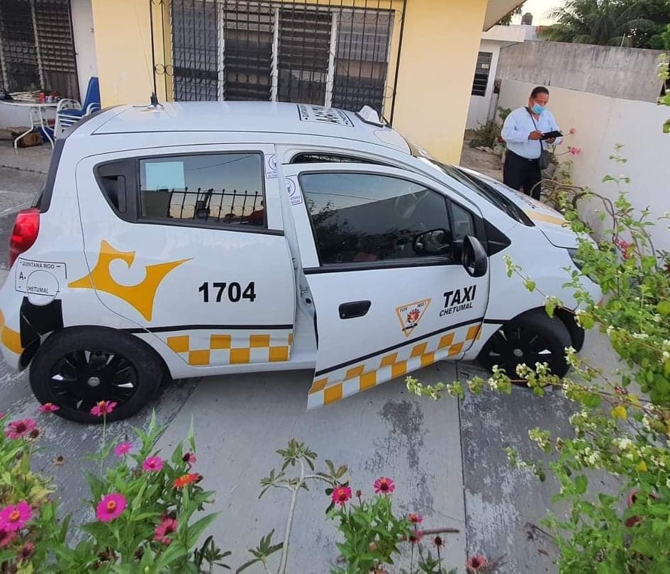 Localizan taxi que atropelló a niño en Chetumal, el pequeño murió