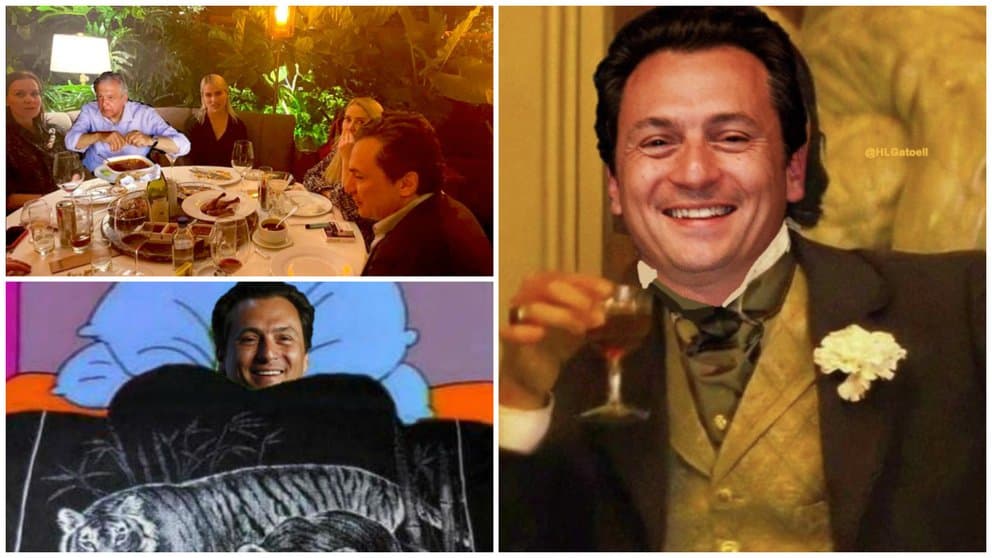 Los memes que desató la aparición de Emilio Lozoya en un lujoso restaurante de la CDMX