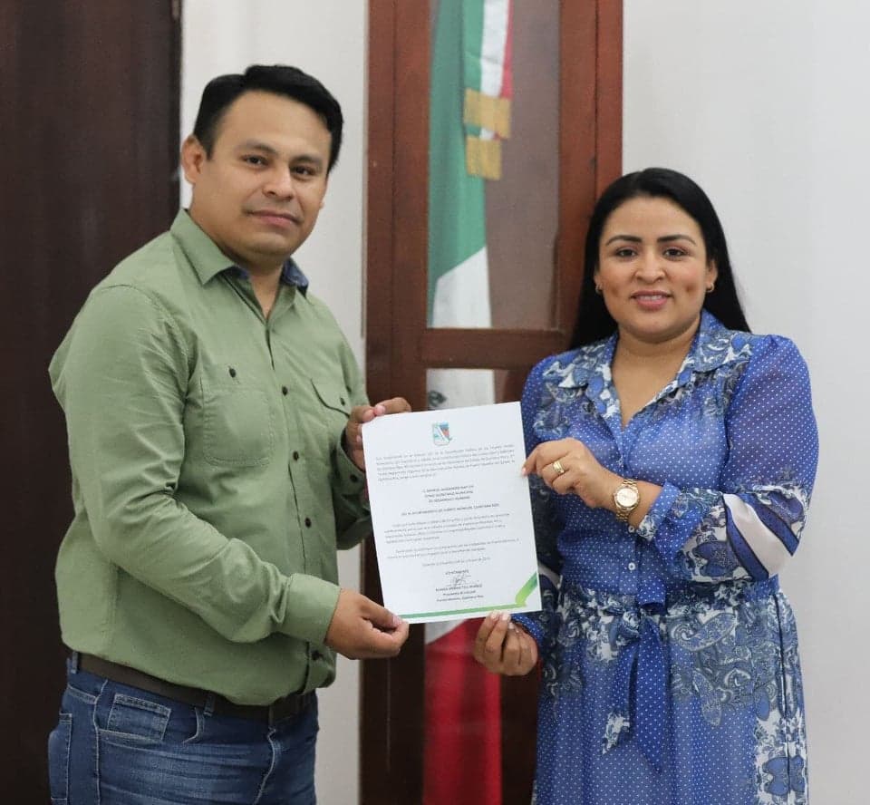 Integra Blanca Merari Tziu Muñoz equipo de trabajo de mujeres y hombres comprometidos con Puerto Morelos