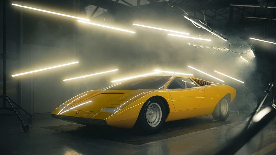 Lamborghini resucita a su legendario Countach LP 500, sacrificado en sus pruebas de choque, 50 años después de su debut
