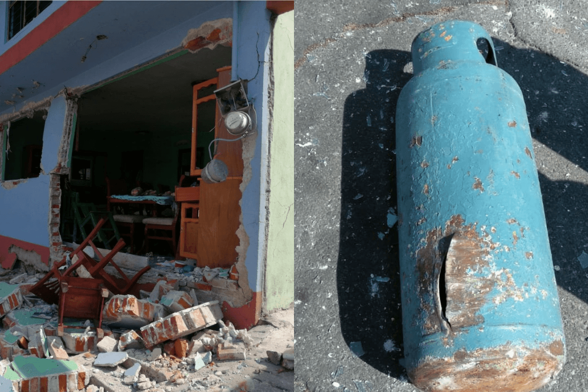 Explosión de tanque de gas LP en Puebla deja 14 heridos y daños materiales