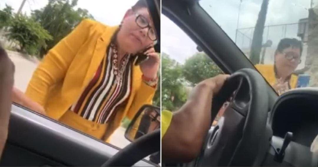 Video: #LadyPresidenta; mujer se enfrenta a chofer con bate de beisbol