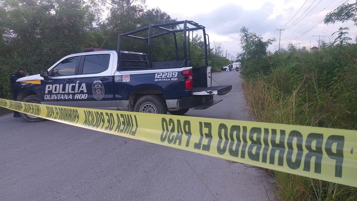 Dejan cadáver en el fraccionamiento Real Valencia en Cancún