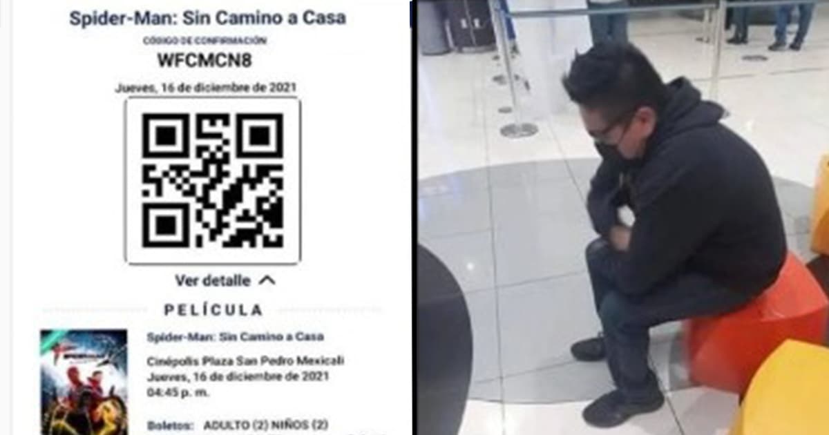 Presume boletos de ‘Spider-Man: No Way Home’ en Facebook y le roban el código QR