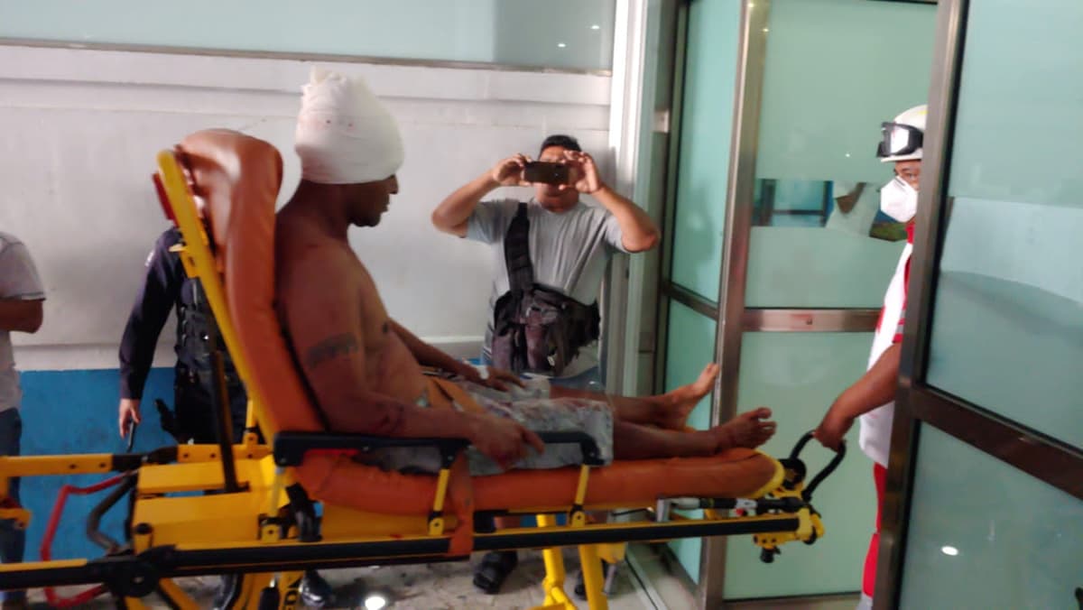 Atacan a machetazos a un hombre en Villas Otoch Paraíso de Cancún