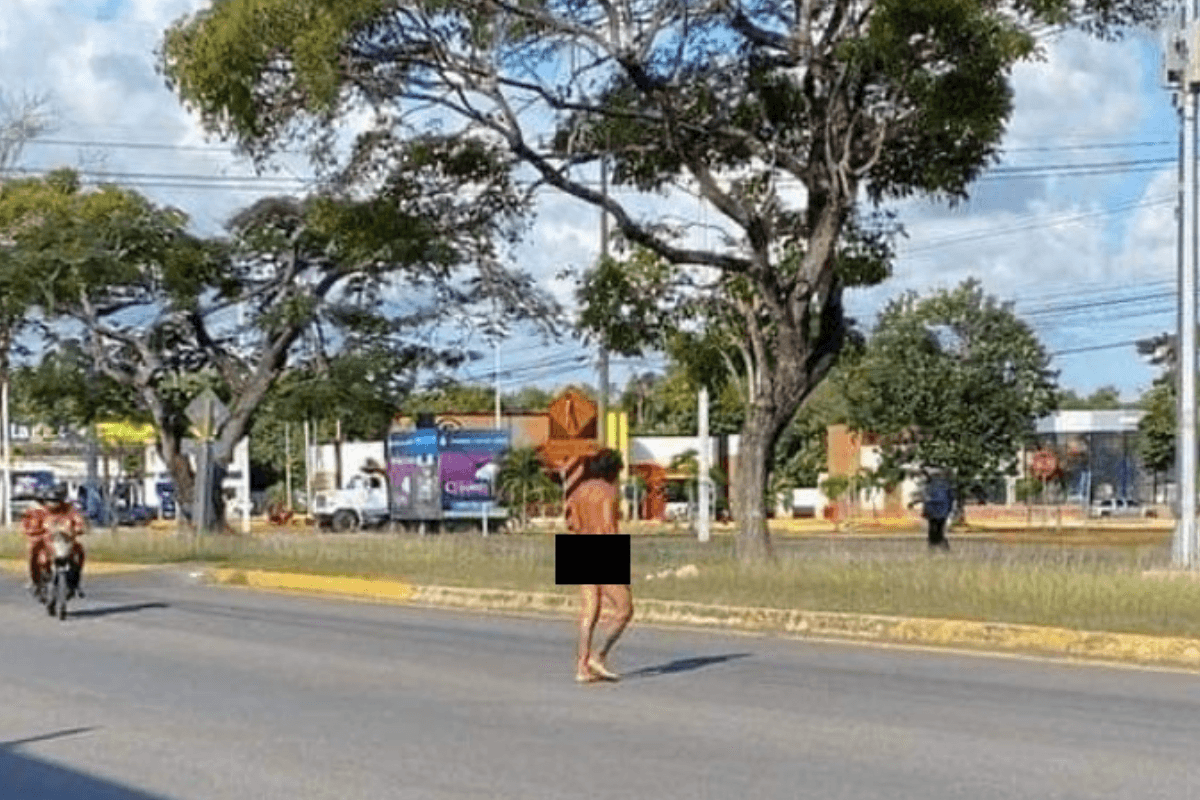 Paciente escapa desnudo del ISSSTE de Chetumal
