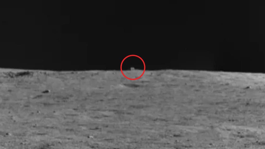 "Rover" chino detecta una "cabaña misteriosa" en el horizonte de la cara oculta de la Luna