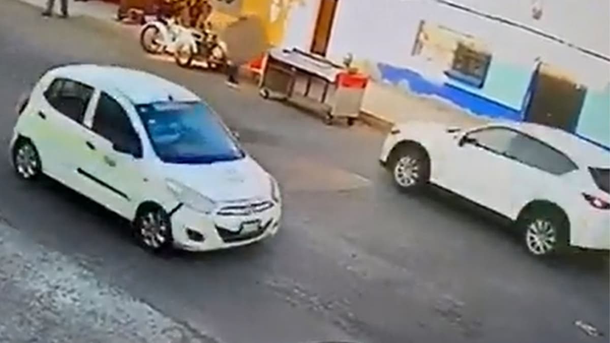 VIDEO: Policía en Edomex atropella a tres personas y una de ellas pierde la vida