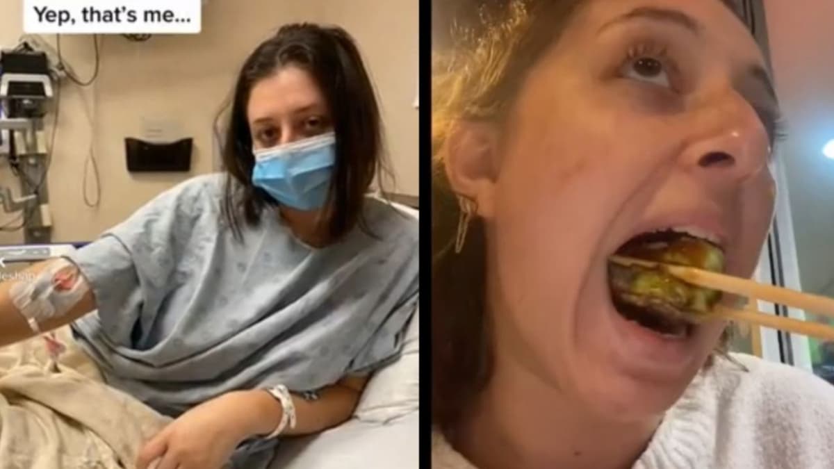 Mujer termina en el hospital tras comerse 32 rolls de sushi