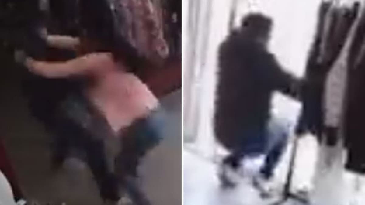 VIDEO: Ladrón entra a robar a negocio en Toluca, se estrelló contra la puerta