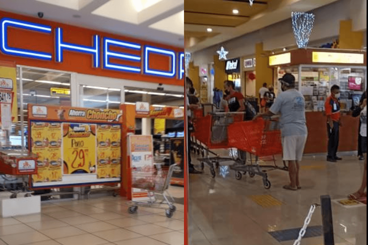 ¡Vergonzoso! Chedraui estrena carritos y se los roban en Plaza Lakin