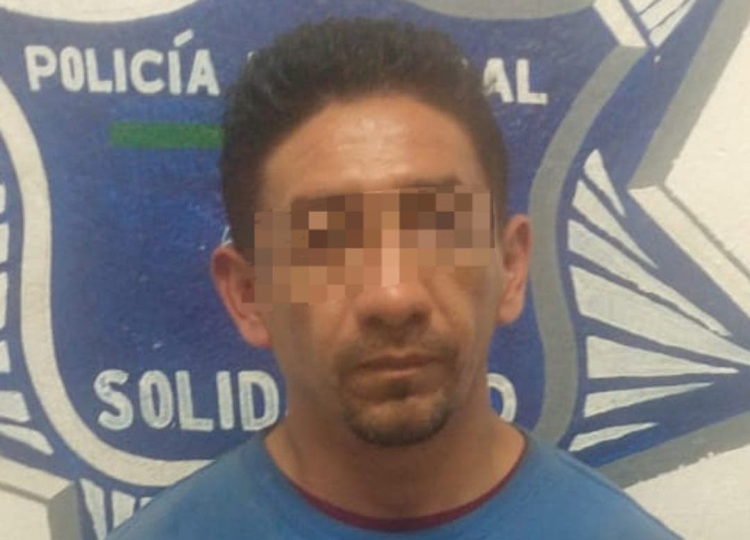 Detienen a presunto malandrín en Playa del Carmen, habría robado y causado daños