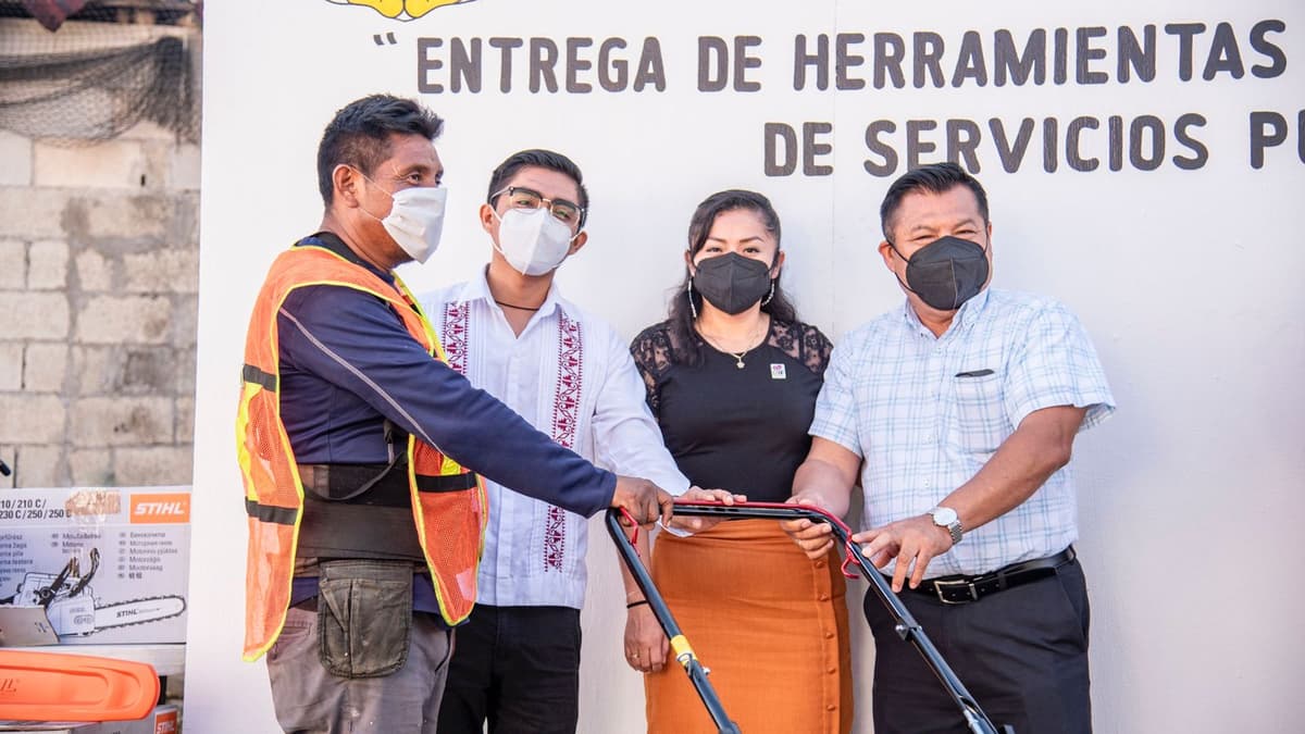 Refuerza Marciano Dzul Caamal servicios públicos de Tulum