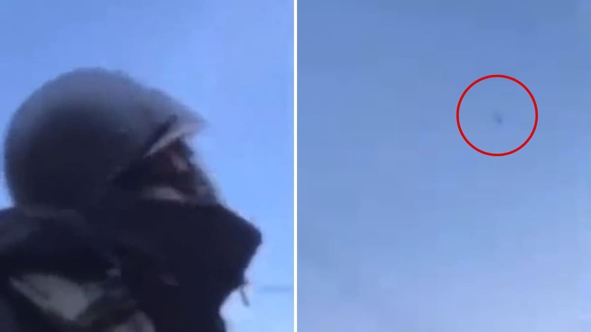 VIDEO: Periodista capta cómo un misil pasa volando sobre él en Ucrania