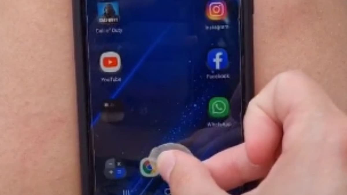 Video: Usan ampolla del pie para desbloquear un teléfono y se vuelven virales