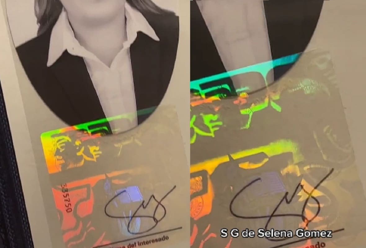 Joven copia la firma de Selena Gómez para su INE: "Ahora está en mi título"