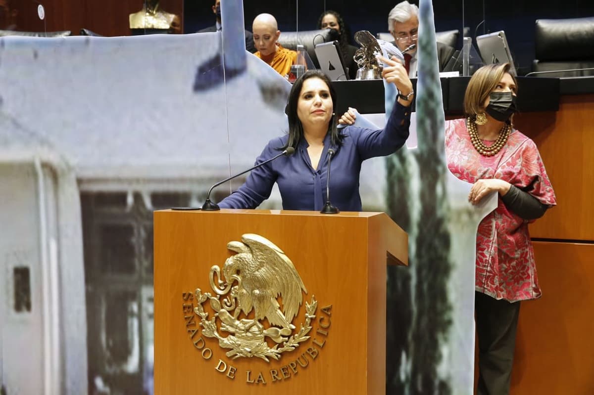 “Senadores de Morena han traicionado a la patria” Mayuli Martínez