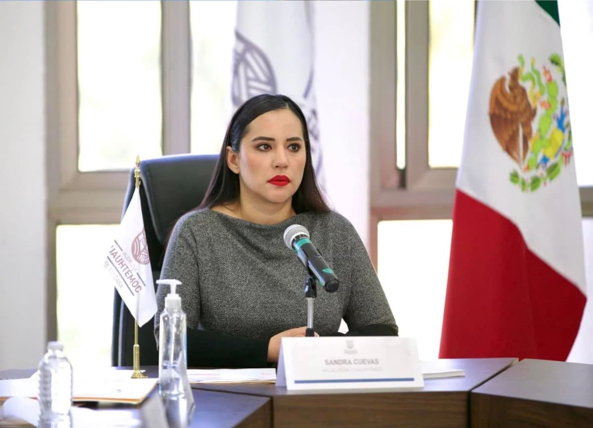 Juez suspende a Sandra Cuevas como alcaldesa de Cuauhtémoc