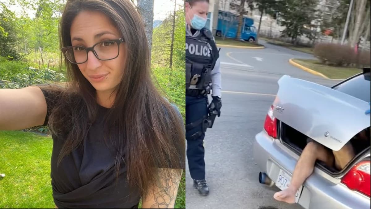 VIDEO: Mujer descubre a hombre sin ropa en la cajuela de su auto; llevaba tres días ahí