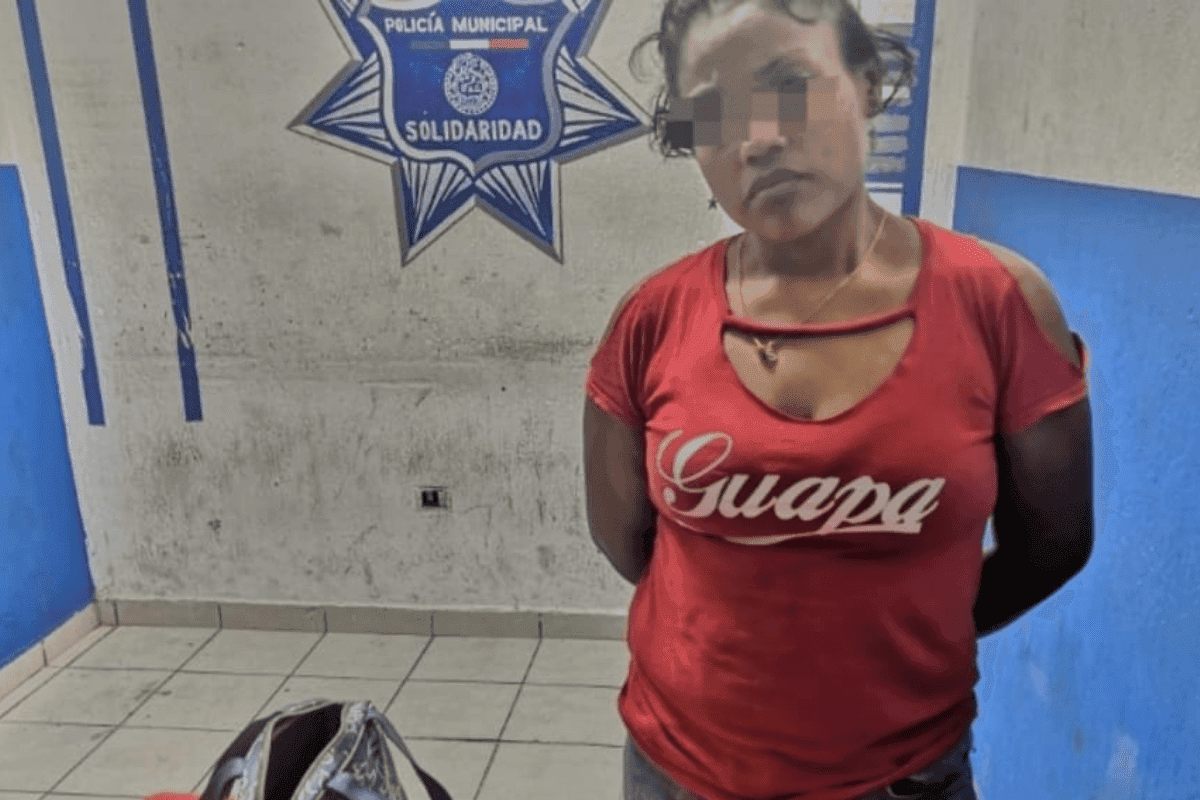 La NarcoLady de Playa del Carmen: los nervios la delataron con mota y cristal