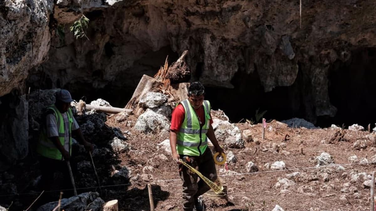 FOTOS: Encuentran caverna en ruta del Tren Maya en Playa del Carmen